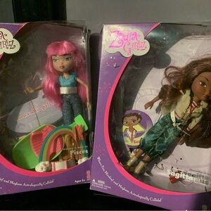 VTG 2000’s Zodiac Girlz Pisces & Sagittarius Integrity Toys Bundle Damaged Box